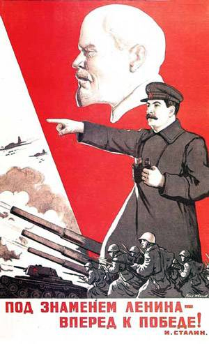 Under Lenin's banner, forward to victory!
