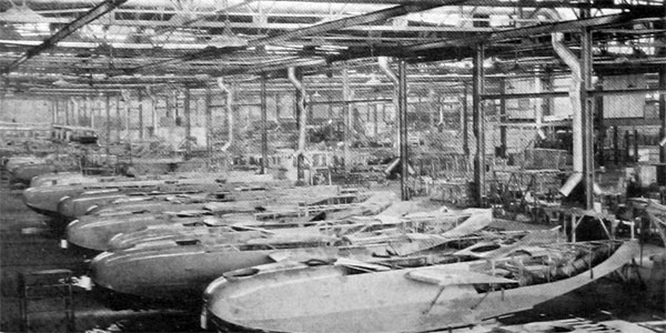 Final Assembly of Flying Boats at Curtiss Plant, Elmwood, Buffalo U. S. Air Service Photo 